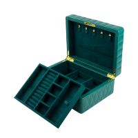 Green diamond patterned...