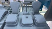 Set of grey microfiber ...