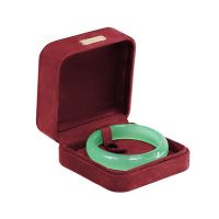 Wine red button bracele...