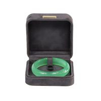 Dark gray button bracel...