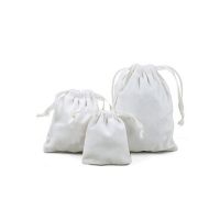 7X9 white velvet cloth ...