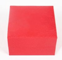 Square watch box with r...