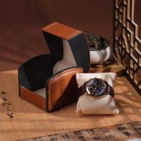 PU Leather Watch Tr...