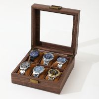 Wood grain leather wind...