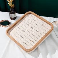 40.5X33 bamboo edged sq...