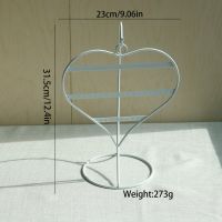 铁艺心形悬挂耳环架