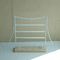 Ring, wooden base, hat ...