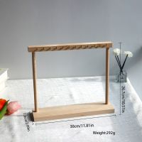 Wooden single-layer hoo...