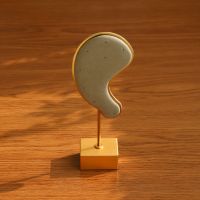 金属超纤耳朵方底耳环架