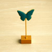 金属超纤蝴蝶方底耳环架