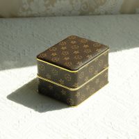 圆角PU金边长方表盒10.5...