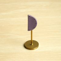 金属圆底半圆耳环架