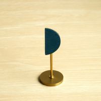 金属圆底半圆耳环架