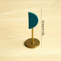 金属圆底半圆耳环架