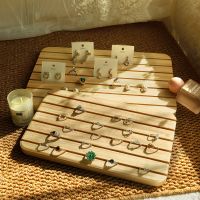 Wooden trough shaped di...