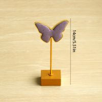 金属超纤蝴蝶方底耳环架