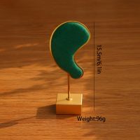 金属超纤耳朵方底耳环架