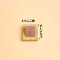 竹木耳环耳钉陈列盘