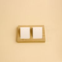 竹木耳环耳钉陈列盘
