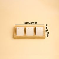 竹木耳环耳钉陈列盘