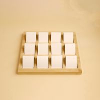 竹木耳环耳钉陈列盘