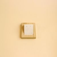 竹木耳环耳钉陈列盘