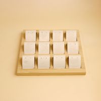 竹木耳环耳钉陈列盘