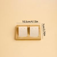 竹木耳环耳钉陈列盘