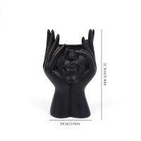 Resin makeup brush stor...