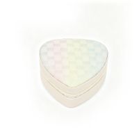 Colorful checkered hear...