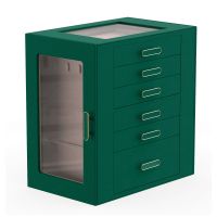 Side opening six drawer...