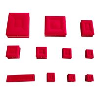 Stool shaped flocked je...
