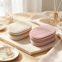 14.5X10X5.3 suede oval...
